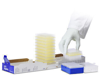 Quick filling of pipette tip racks